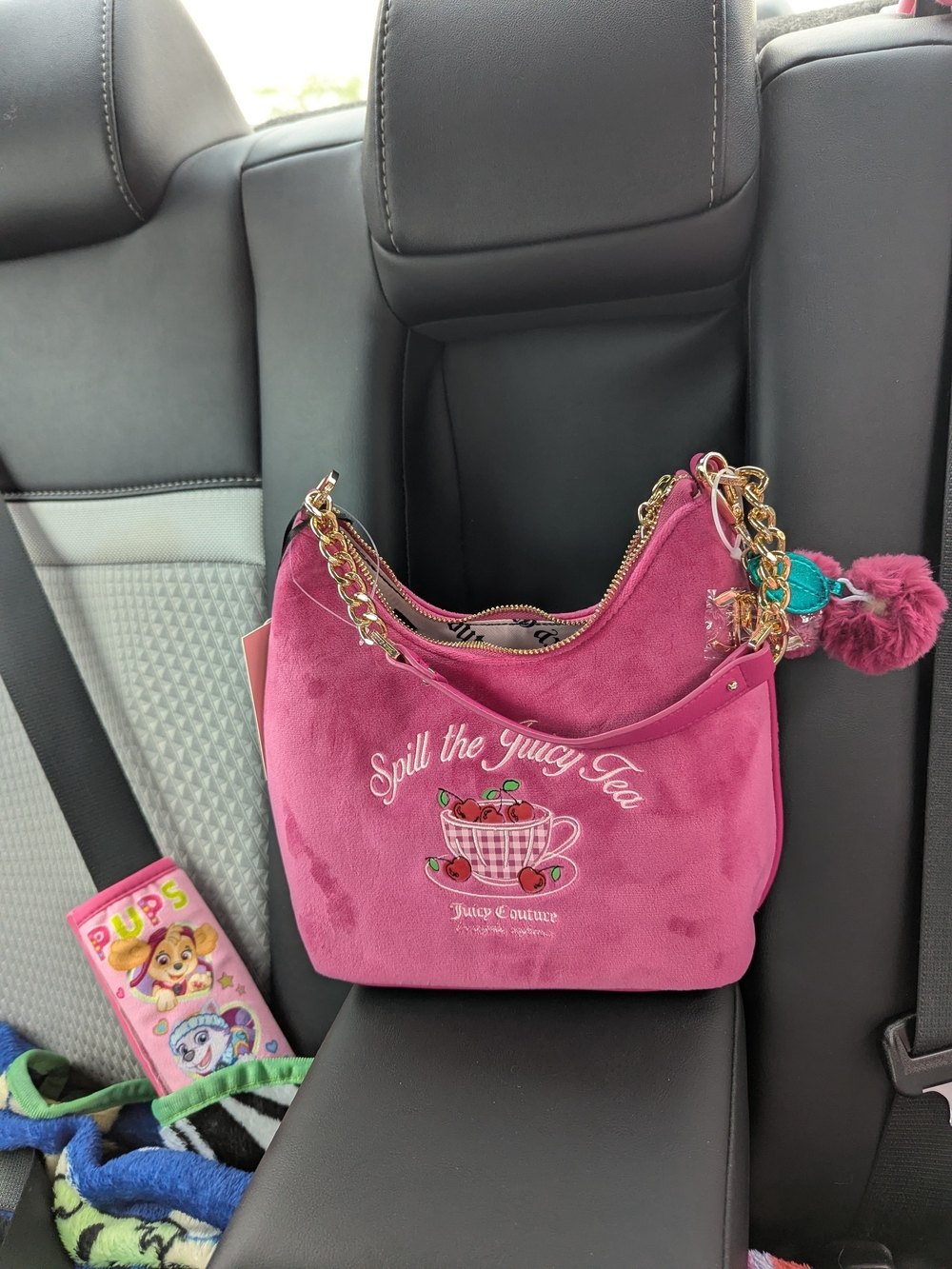 Juicy Couture Pink 'Spill the Juicy Tea' Bag